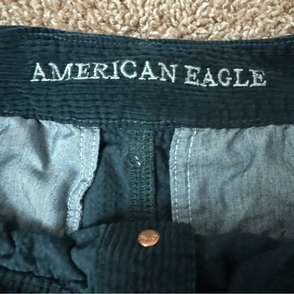 American Eagle Women’s Green Corduroy High Rise A Line Skirt Size 6 - Picture 5 of 7